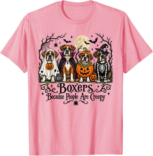 Boxers Because People are Creepy Halloween Dogs